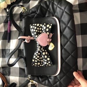 Black Betsy Johnson Purse